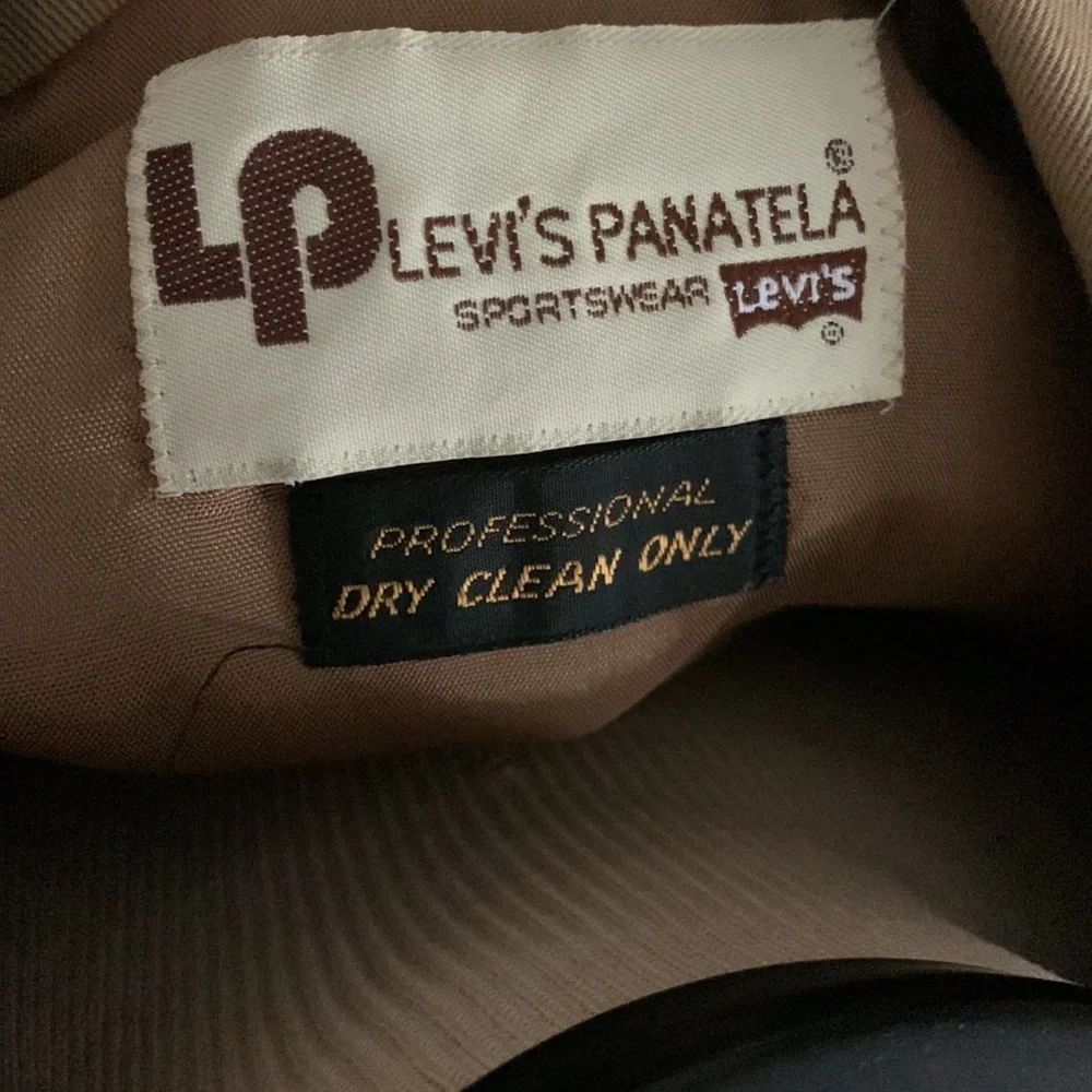 Vintage Safari 70's Levi's Panatela Button up short sleeve  Size Medium - Picture 6 of 6
